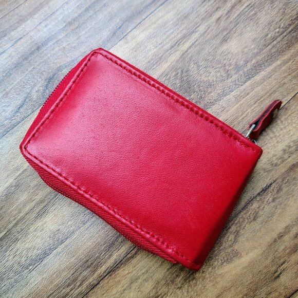 Genuine Leather Palm Wallet for Women with RFID Blocking - Picture 14 of 15